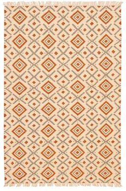 Ecarpetgallery "Ankara FW Cream Kilim 5'2"" x 8'2"" - 5'2 x 8'2"