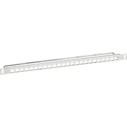 EFB 37586.1 - 19" Keystone Patchpanel, 0,5HE, 24-Port, grau