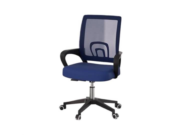 Ygt9mS6vz Stuhl mit hoher Rückenlehne Verstellbarer, drehbarer, rollender Chefbürostuhl for zu Hause(Blue)