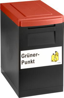 Modul-Sammelbox WSB schwarz, Deckel rot