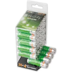 Techly LR06 AA 1.5V Disposable Battery Alkaline (24 Stk., AA), Batterien + Akkus
