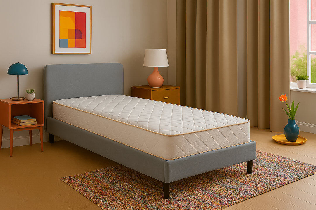 White Noise Open Coil Mattress European Kingsize (160 x 200cm)