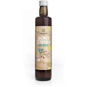 Sonnentor Sirup Ingwer-Zitrone, BIO, Getränkesirup für ca. 6 Liter Fertiggetränk, 500 ml