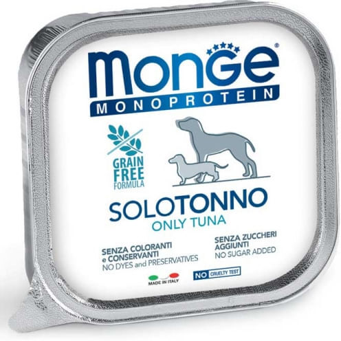 Monge Monoprotein SOLO Vaschetta Multipack 24x150G TONNO