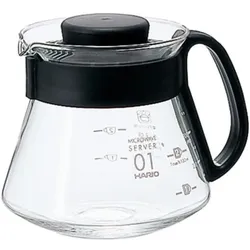 Hario Range Server V60-01 Mikrowelle – 360 ml, Kaffeebereiter, Transparent