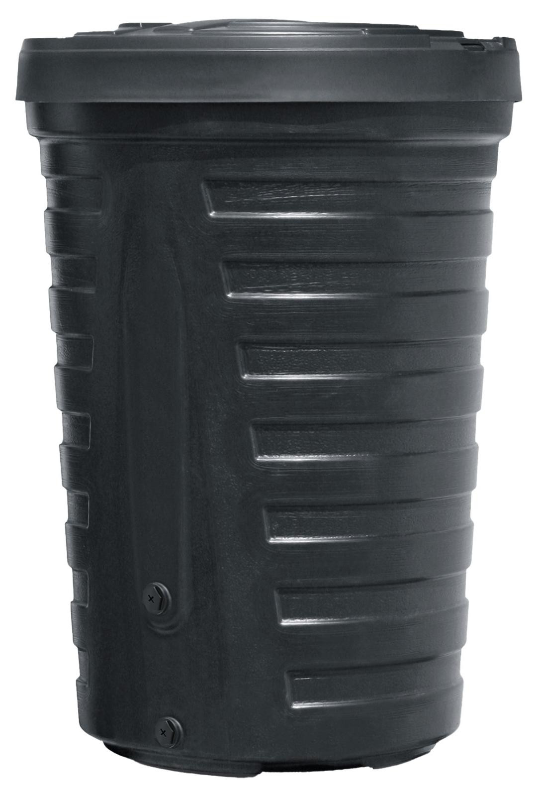 Prosperplast Regenton Como zwart, 210 liter, inclusief kraan