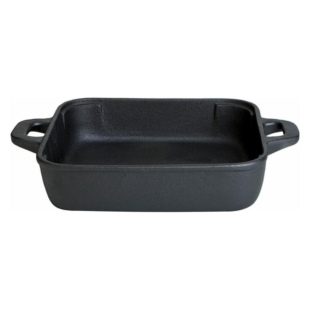 Paella World Gusseisenpfanne quadratisch mit 2 Griffen - 25 x 25 x 6 cm (43781669)