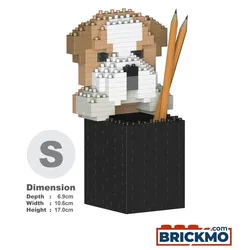 JEKCA Bricks English Bulldog Pencil Cup 01S ST01DPC01