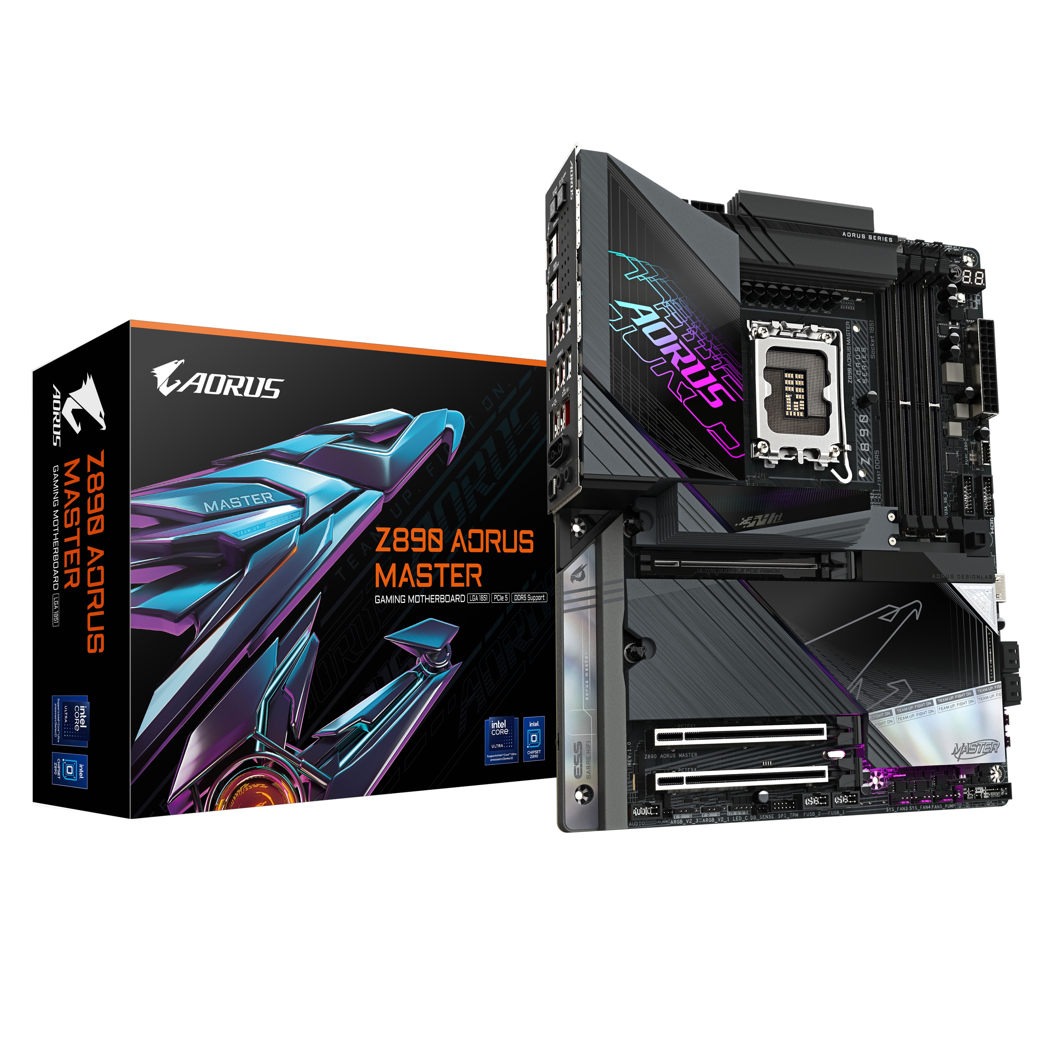 GIGABYTE Z890 AORUS MASTER DDR5 ATX Mainboard - Sockel 1851