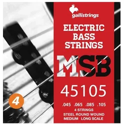 No Name Galli MSB-45105 S - struny do gitary basowej (4x, E-Gitarre), Saiten