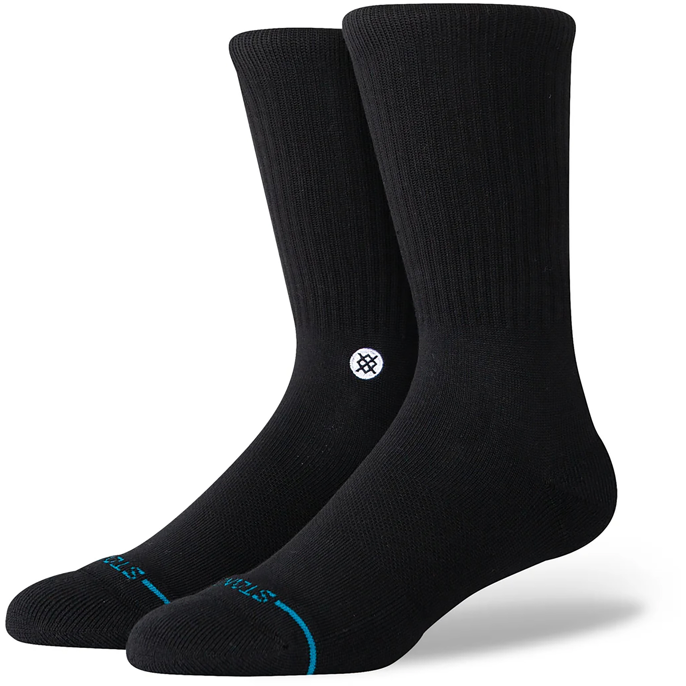 Stance Icon Freizeitsocken schwarz Größe 38 Lifestyle Elastisch