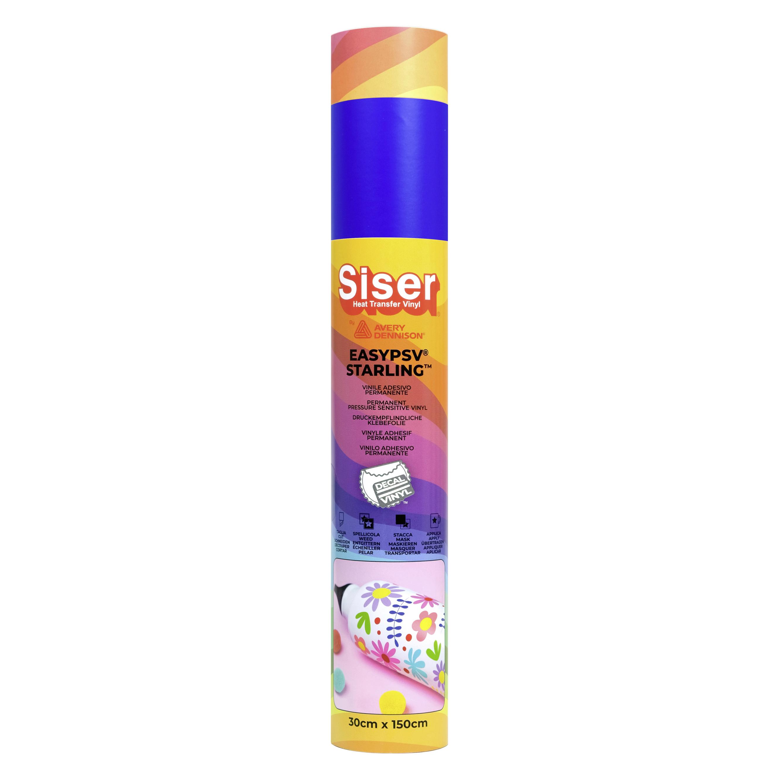 Siser selbstklebende Folie Schnittbreite 30 cm Cobalt (1FEPSV-CO-3015)