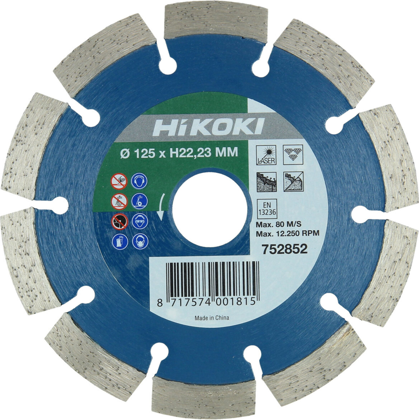 HiKOKI Diamanttrennscheibe 300x10,0x22,23 mm Beton laser (752857)