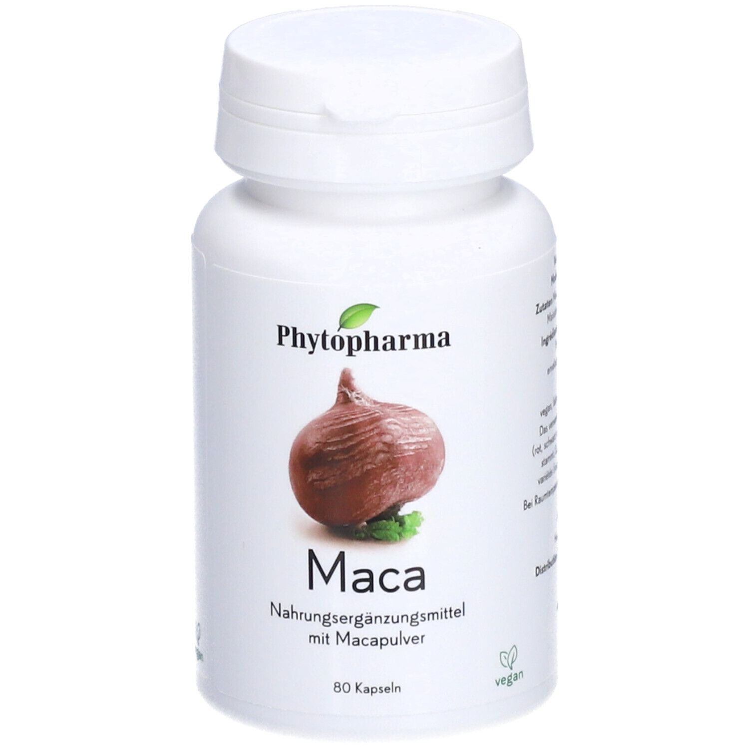 Phytopharma Maca Kaps 409 mg pflanzlich 80 Stk St Kapseln