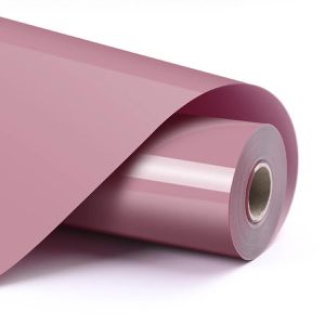 LOKLiK Bügelfolie Plotterfolie, Basic, rosegold glänzend, auf Rolle 30,5 x 180 cm