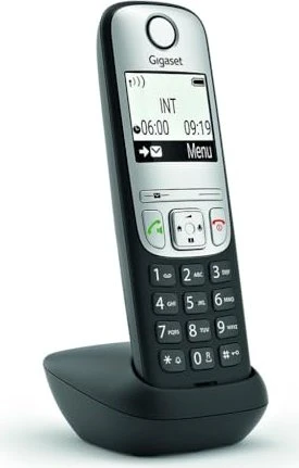 GIGASET A690HX schwarz 5,1 cm 2 Zoll schwarz-weiss Grafik-Display Freisprechen Telefonbuch für DECT Basisstationen und Router