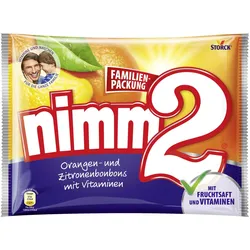 nimm2® Orangen- und Zitronenbonbons