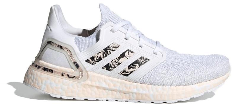 adidas Ultra Boost 20 Glam Pack White Pink Tint (Women's) - EU 37 1/3