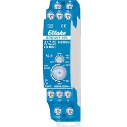 Eltako 21100800 1-10V-Steuer-Dimmschalter für EVG, 1 Schließer 600VA SDS12/1-10V  - 10 Stück