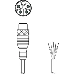 Leuze Anschlussleitung KD PL-M12-5A-P0-050