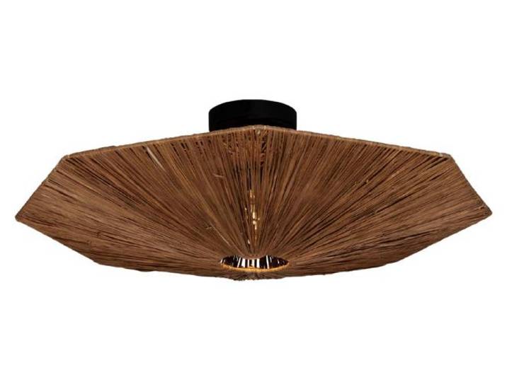 GOOD&MOJO - Plafonnier Panama - Gris foncé - 65x65x7cm