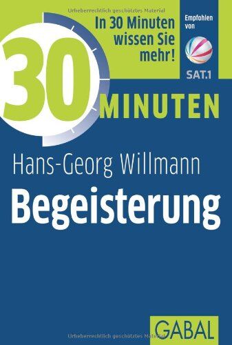 Hans-Georg Willmann - 30 Minuten Begeisterung - Preis vom 10.10.2026 11:48:34 h