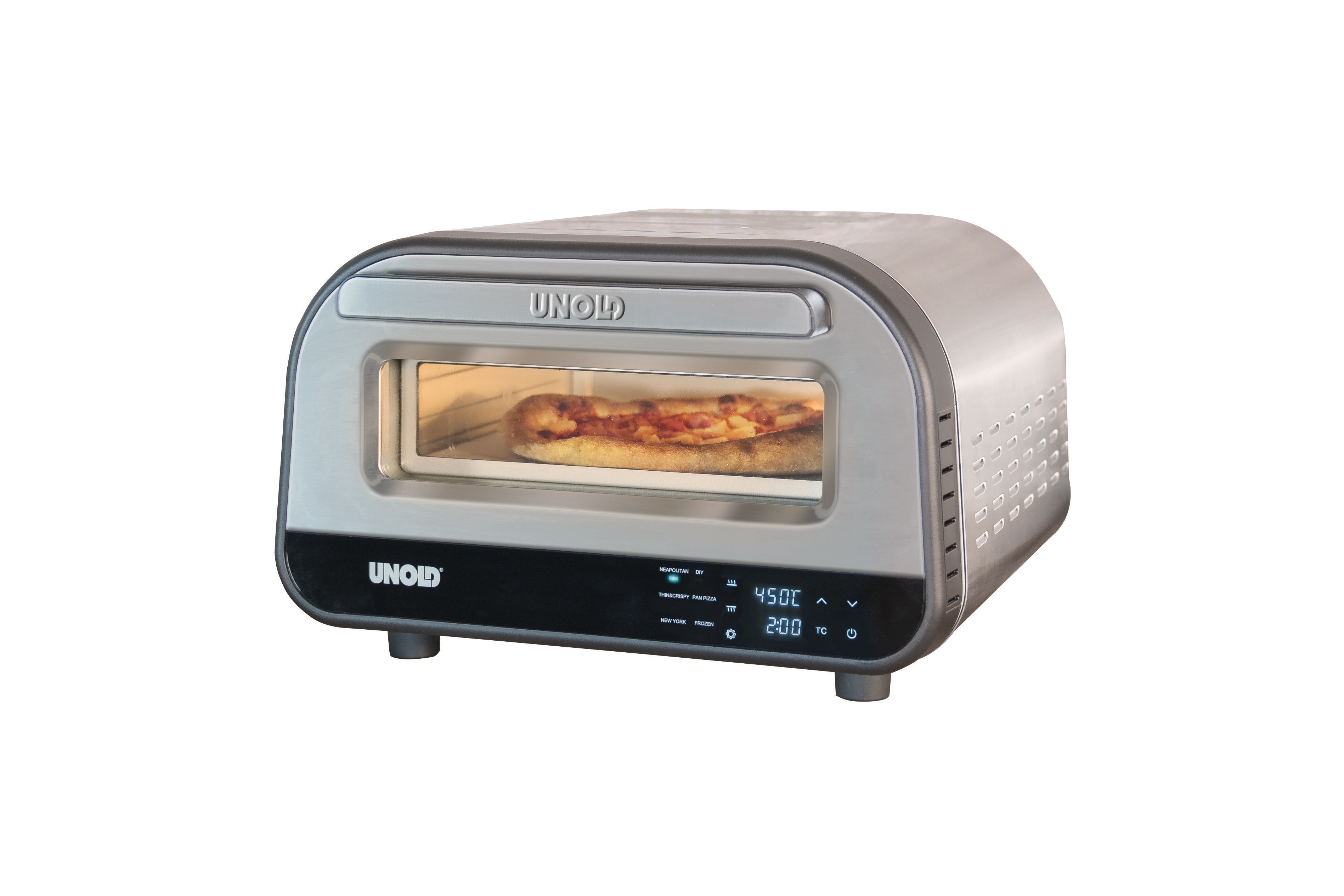 UNOLD 68816 Pizzaofen Luigi inkl. Pizzastein, jetzt neu - mit 450°C