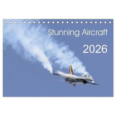 Grainge, J: Stunning Aircraft (Desk Calendar 2026 DIN A5 lan