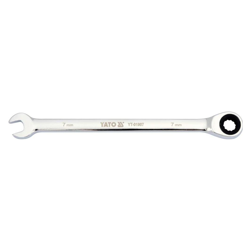 Yato Combination Ratchet Wrench 7mm (7 mm) (YT-01907)