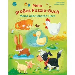 Mein großes Puzzle-Buch. Meine allerliebsten Tiere