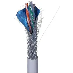 Lanberg LCS6-11CU-0305-S SFTP stranded cable CU, cat. 6, 305m, pilka (S/FTP, CAT6, 305 m), Netzwerkkabel