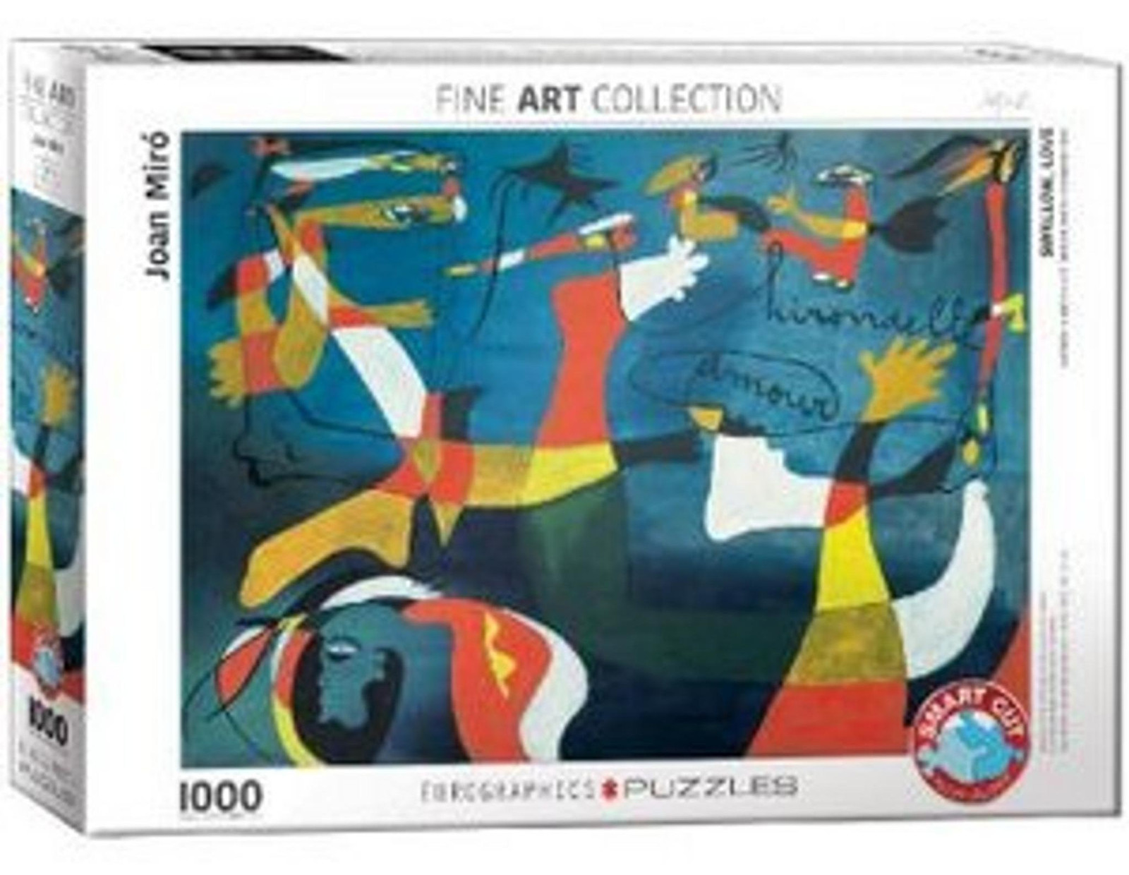Eurographics Puzzel Schwalbe Liebe van Joan Miró, 1000 stukjes