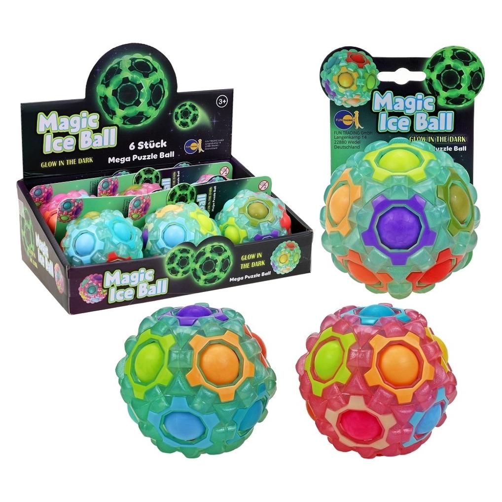 Fun trading Magic Ice Ball der Knobel-Ball Glow in the dark (4260612175374-4260612175374)