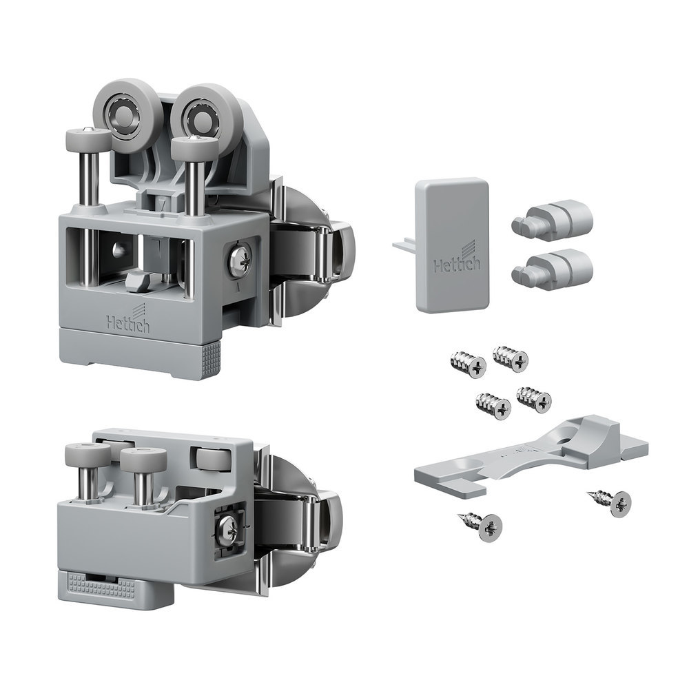 Hettich Falttürbeschläge-Set WingLine L, rechts, mit Schließautomatik 9339366