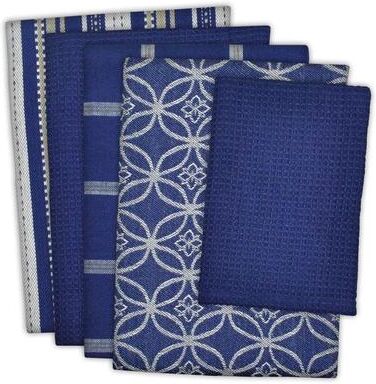 Design Imports 5-piece Contemporary Print Dishtowel Set