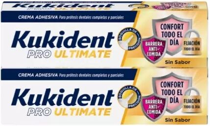 Kukident Pro Ultimate 2 Tubes 40g Unflavored