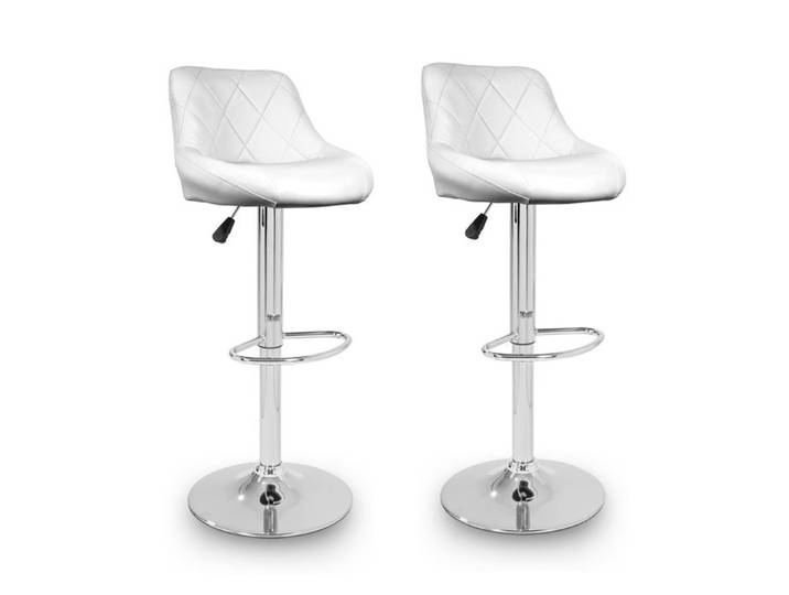 Aga 2x Tabouret de bar Blanc