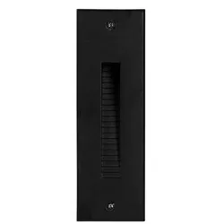 Brumberg Outdoor LED Wandeinbauleuchte, IP65, rechteckig, H/B 19.5/6.3cm, 230V, 2W 3000K 100lm, Strukturschwarz BRUM-60210183