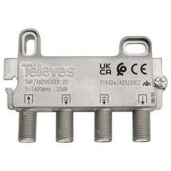Televes AZS220FZ SAT-Abzweiger 2-fach 5 - 2400 MHz 519324