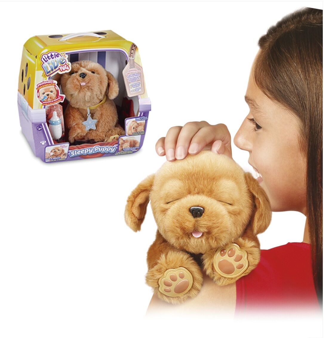 Little Live Pets Peluche interactivo Perrito Sleepy Puppy FAMOSA.