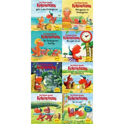 Pixi-8er-Set 288: Der kleine Drache Kokosnuss und seine Freunde (8x1 Exemplar), Set von , Carlsen, 978-3-551-03870-8