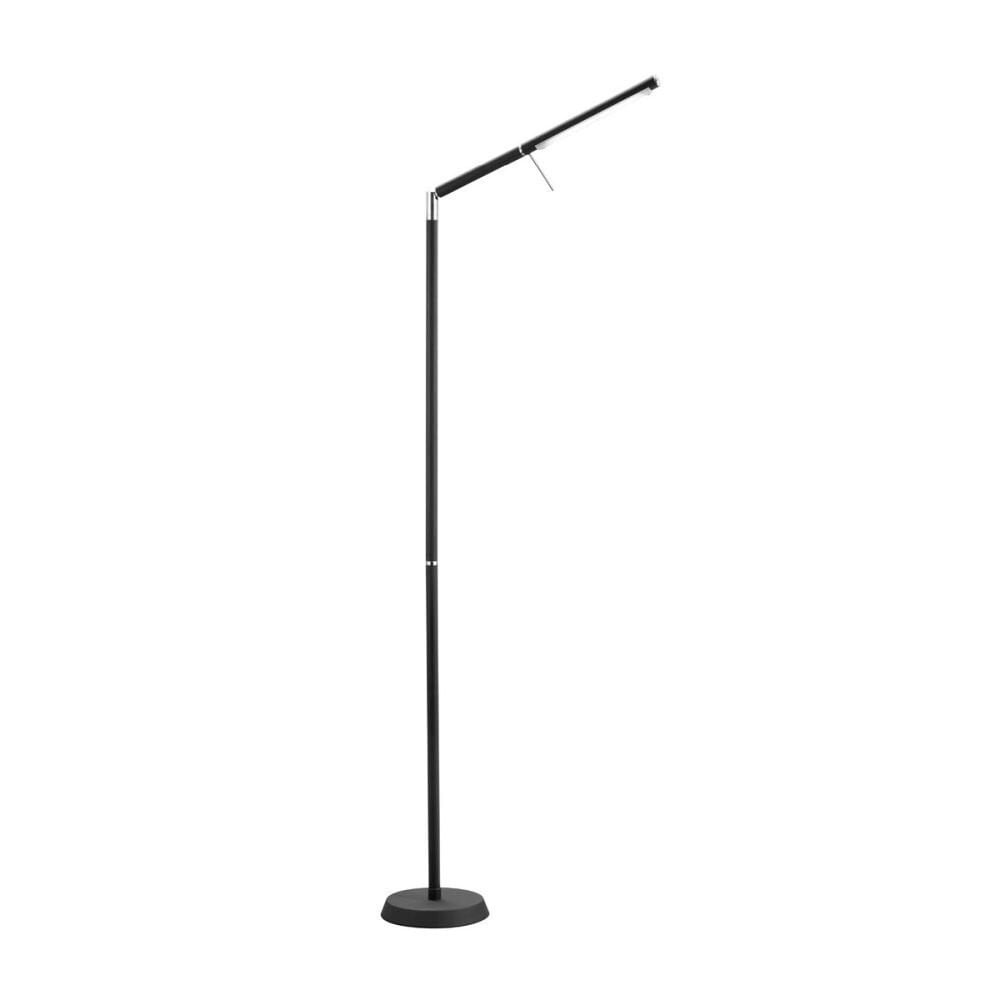 Trio Filigran LED vloerlamp zwart metaal, dimbaar