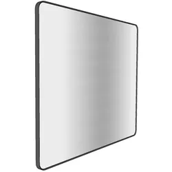 RIHO Shield Spiegel rechteckig, mit Sensor, schwarzer Rand, 205548, Ausführung: 1000x800mm