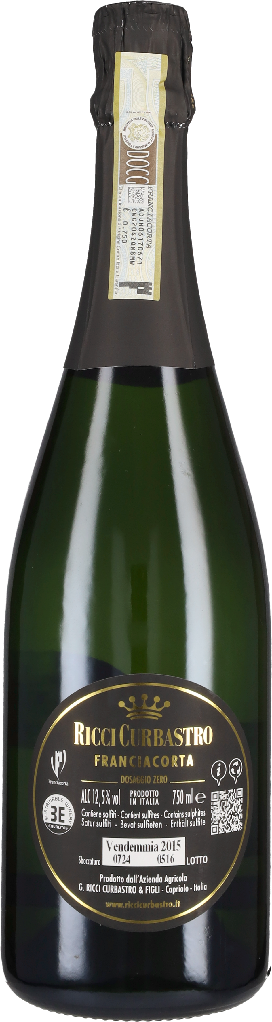 Franciacorta Dosaggio Zero 'Gualberto' Ricci Curbastro 2016