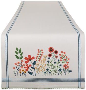 "DII Flower Garden Kitchen Textiles, 14x108"", Easter Garden, 1 Piece"