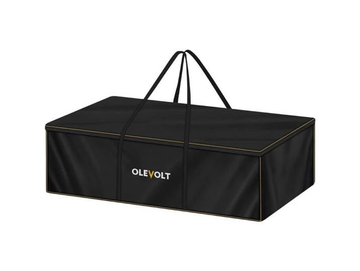 Sac de Rangement pour Coussin de Jardin Housse de Coussin d'Extérieur Imperméable Anti-UV Tissu Oxford 600D Grande Sac de Rangement