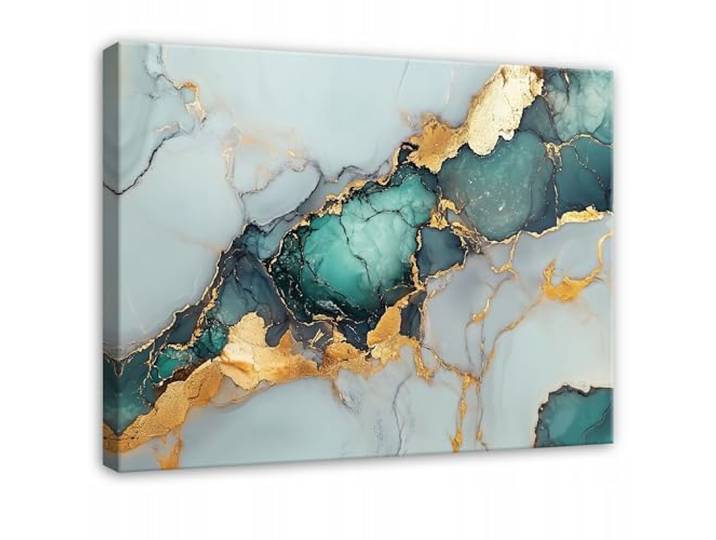 WallArena Leinwand Bilder 120x80 cm Marmor, Leinwandbilder, Bild auf leinwand, Format: 120x80 cm (BxH) - einteilig auf Canvas Leinwand. Das Leinwand