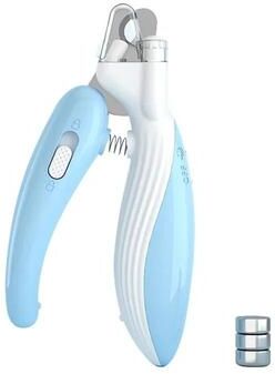 Inspired Finds LED Pet Nail Clippers Professional Stainless Steel Trimmer For Dogs, Cats & Rabbits blue