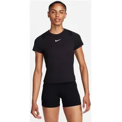 NIKE Damen Shirt NikeCourt Advantage Dri-FIT, Größe L in Weiß Weiß