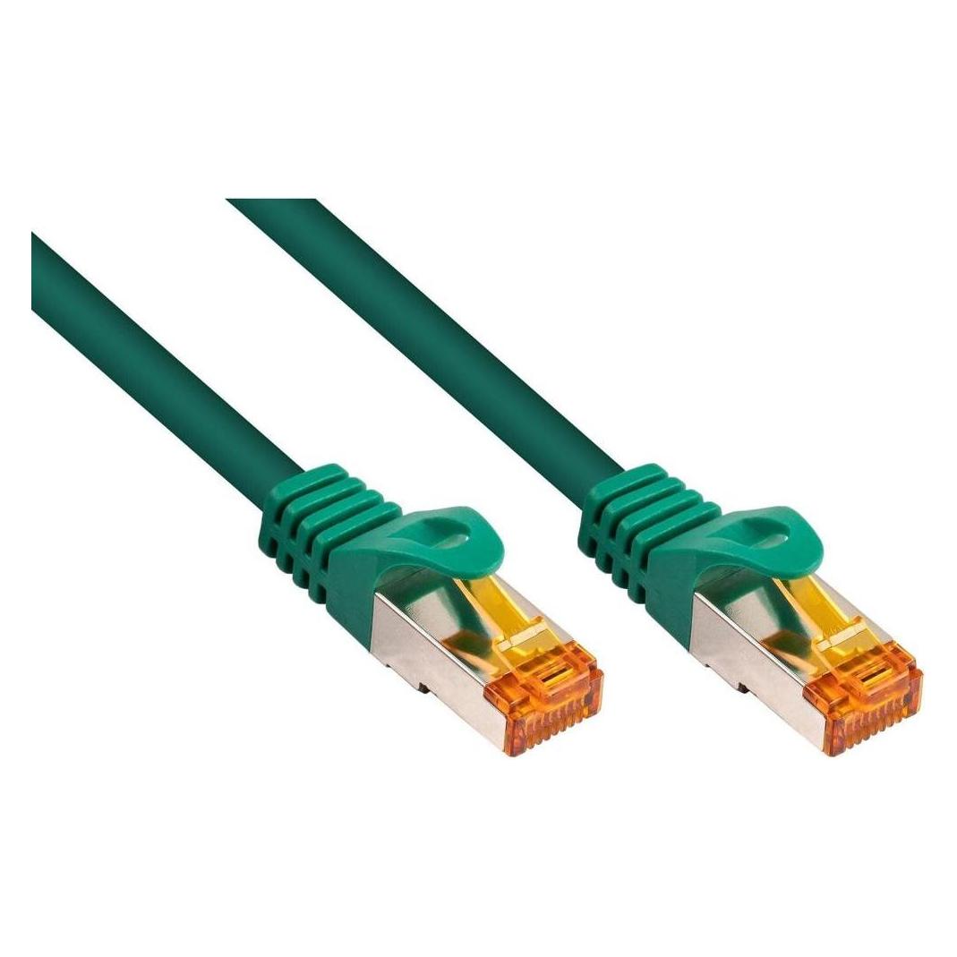 Varia Cat 7 RJ45 Patchkabel 20m grün TPE flexibel hochwertig (S/FTP, CAT7, 20 m) (419341)